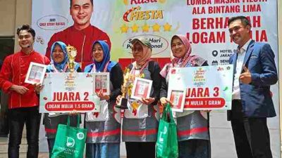 IKWI Sulteng Juara 3 Lomba Masak Ala Bintang Lima di HPN