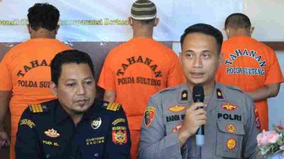 Polda Sulteng Musnahkan Sabu Senilai Rp1,8 Miliar, 3 Tersangka Ditahan