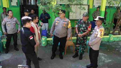 Kapolres Banggai Pantau Langsung PSU Dua TPS Kota Luwuk