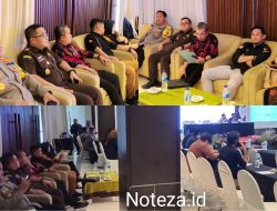 Kapolres Banggai AKBP Ade Nuramdani  Pantau Rapat Pleno PPK Tingkat Kabupaten Hari Tarakhir