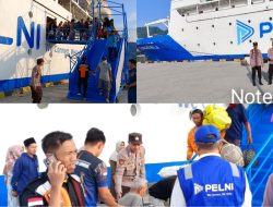 Anggota Polsek Luwuk Pantau Aktivitas Debarkasi dan Embarkasi di Pelabuhan Pelni Luwuk