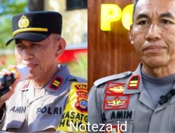 Kapolres Banggai,Bersama Kasi Humas Apresiasi Pada Masyarakat Banggai Pemilu 2024 Berjalan Aman