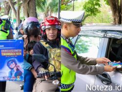 Operasi Keselamatan Tinombala 2024, Polres Banggai Kampanyekan Tertib Berlalu Lintas di Hari Pertama