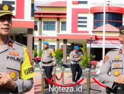 Karendalops OMB Tinombala Polres Banggai Pimpin Apel Konsolidasi