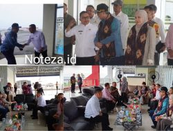 Bupati Banggai,Ir H.Amirudin Menyambut Kedatangan Wamentan RI Bersama Jajarannya