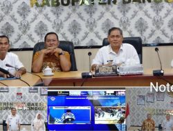 Sekda Kabupaten Banggai Abdullah Ali Ikuti Entry Meeting LKPD dan LKKL Serta LKPD Tahun 2023 bersama BPK-RI