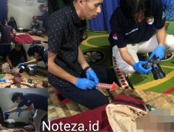 Tim unit Satreskrim Polres Banggai Langsung Olah TKP Penemuan Jenazah di Desa Sayambongin