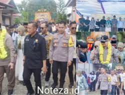 Wakapolres Banggai Kompol Pino Ary Mendampingi Kunker Wamentan RI di Moilong