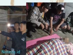 Polisi Olah TKP Awal Penemuan Mayat Pria Gantung Diri di Luwuk Timur