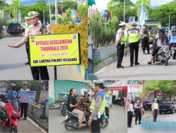 Operasi Keselamatan 2024,Hari ke 11 Polres Banggai Catat 713 Pelanggaran dan Dua Laka Lantas