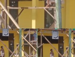 Kasubsektor Masama Ipda I Wayan Sukarman Lakukan Renovasi Kantor Sub-Sektor Pakai Dana Pribadi