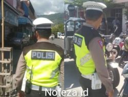 Anggota Satlantas Polres Banggai Temui Petugas Parkir