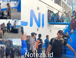 Anggota Polsek Perketat Pengamanan Pelabuhan Pelni Jelang Paskah