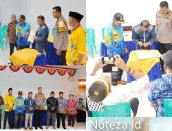 Kapolsek Hadiri Sertijab dan Pisah Sambut Camat Nuhon