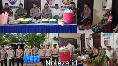 Kapolsek,Bersama Danramil 1308-07 LB  serta Kacabjari,Pagimana Lakukan Buka Puasa Bersama