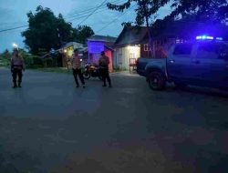 Patroli Subuh Cara Polsek Ampana Kota Berikan Rasa Aman di bulan Ramadhan