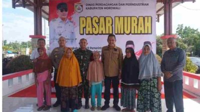 Tekan Laju Inflasi di Bulan Ramadhan Pemkab Morowali Gelar Pasar Murah