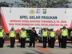 Pimpin Gelar Pasukan Operasi Keselamatan, Kapolda Sulteng : Tahun 2023 terjadi 1.162 Kecelakaan Lalu Lintas