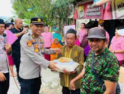Polres Parimo dan Bhayangkari berbagi Bansos Jelang Ramadhan