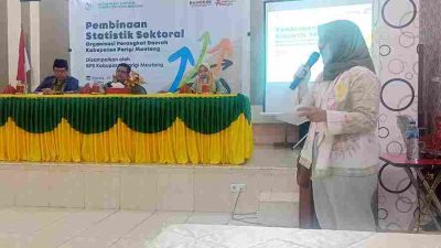 Welcome Speech Pembinaan Statistik Sektoral Kabupaten Parigi Moutong Tahun 2024