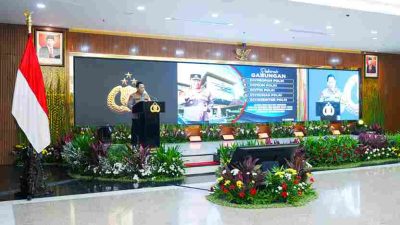 Kapolri Buka Rakernis Gabungan 5 Divisi Satker Polri