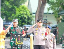 Kapolda Sulteng damping Pangdam XIII/Merdeka Pimpin Apel Gelar Pasukan Pengamanan VVIP Kunker Presiden RI
