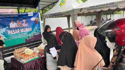Kejaksaan Parigi Moutong dan Pemerintah Gelar Pasar Murah Menyambut HBKN dan Bulan Suci Ramadhan