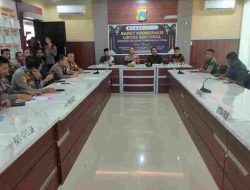 Polres Parigi Moutong dan Pemkab Gelar Rakor Lintas Sektoral Jelang Pengamanan Idul Fitri 2024