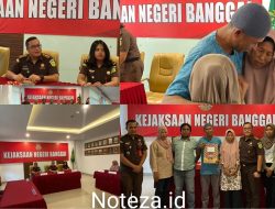 Kajari Banggai, Raden Bagus Wicaksono, SH M.Hum,Lakukan Restoratif Justice  Sesuai Arahan Jaksa Agung