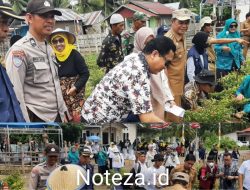 Anggota Polsek Batui Dampingi Kunjungan Tim Bapenas RI di Desa Nonong