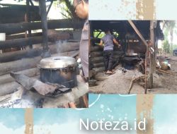 Menjelang Hari Raya Idul Fitri, Anggota Polisi Bongkar Tempat Produksi Miras di Luwuk Timur