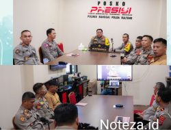 Kapolres Banggai Mengikuti Vicon Divisi Humas Polri Jelang Mudik Lebaran 2024