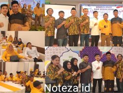 Ketua AMPG Panji Syahputra Bersama Bendahara Agus Damalante Hadiri Acara Bukber Partai Golkar