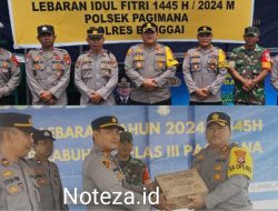 Kapolres Banggai Cek Arus Mudik Lewat Pos PAM Pelabuhan Ferry Pagimana