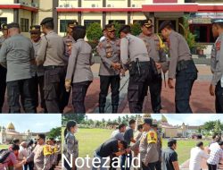 Kapolres,AKBP Ade Nuramdani Lakukan Halal Bihalal Guna Menjalin Silahturahmi Antar Anggota