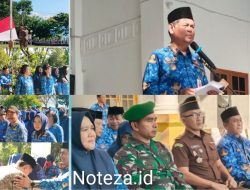 Pemkab Banggai Laksanaan Upacara Bendera Tanggal 17 Yang di Rangkaikan  Dengan HUT Ke-60 Provinsi Sulawesi Tengah
