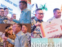 Bupati Banggai,Amirudin Ikuti Musrembang RKPD dan RPJPD Provinsi Sulteng 2025 Sekaligus Terima Penghargaan Pemprov