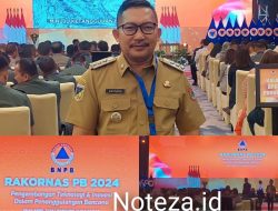 Bupati H Amirudin Hadiri Rakornas PB 2024, Penting Karena Letak Wilayah Kabupaten Banggai Sangat Rawan Bencana Alam