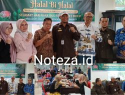 Masih Bulan Syawal 1445 Hijriah Dinas PUPR Bersama Kabid Tata Ruang dan Pemukiman Lakukan Halal Bihalal
