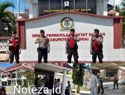 Jelang Penetapan Aleg DPRD Terpilih, Anggota Polres Lakukan Patroli ke Gedung DPRD,KPU dan Bawaslu Banggai