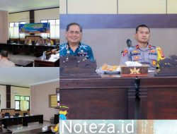 Polres Banggai Ikuti MOU Kementrian Pertanian dan Polri Via Daring