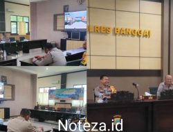 Kabagops Polres Banggai Hadiri Rakor Pengawasan Daerah Tingkat Provinsi Sulteng