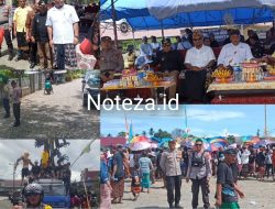 Kasubsektor Toili Barat IPDA Haryadi,Menghadiri Festival Ogoh-ogoh Tahun 2024 di Kecamatan Toili Barat