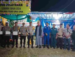 Bupati Touna Kunjungi Posyan Kota, Beri Bingkisan Penyemangat