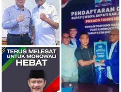 Ir.A Rachmansyah Ismail Baru Daftar di Dua Partai “Demokrat, PKB dan PBB Disebut-Sebut Akan Jadi Kendaraan Politiknya di Pilkada Morowali”