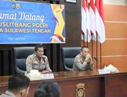 Puslitbang Polri Teliti Strategi Pengembangan SDM Polisi Siber di Polda Sulteng
