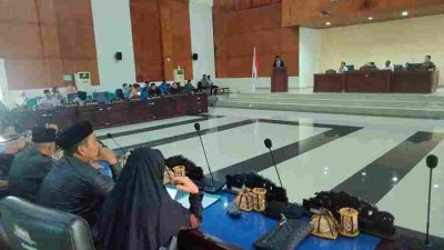 Rapat Paripurna Penyampaian Pandangan Umum Fraksi-Fraksi DPRD atas LKPJ Bupati Parigi Moutong