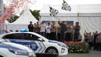 Tindaklanjuti Arahan Presiden, Kapolri Lepas Mudik Gratis Polri Presisi