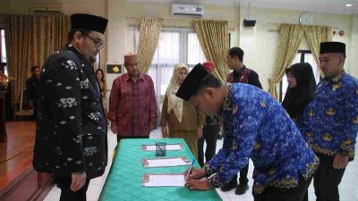 Penyerahan Surat Keputusan (SK) Pegawai Negeri Sipil (PNS) Formasi Tahun 2021 dan Pengambilan Sumpah/Janji PNS dilingkungan Pemerintah Daerah Parigi Moutong