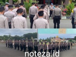 Polres Banggai Gelar Apel Antisipasi Peringatan May Day 2024